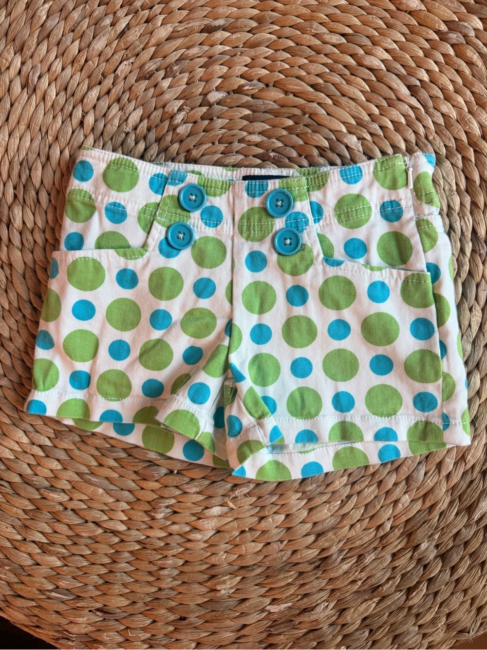 Mini Boden Polka Dot Shorts